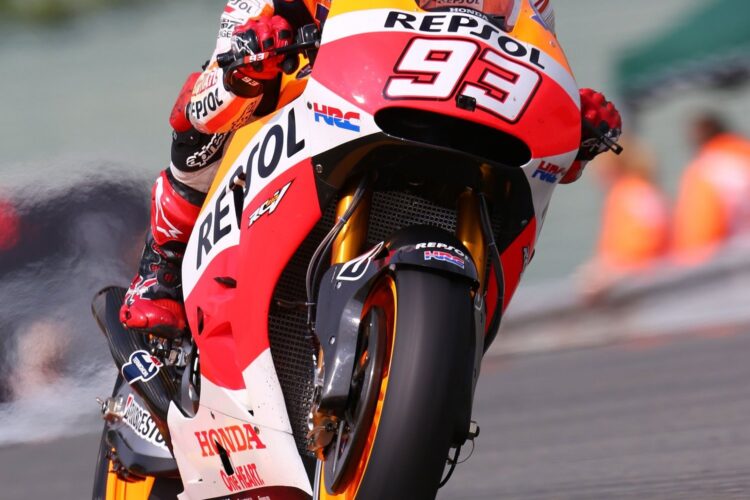 Marquez beats teammate for pole in Germany