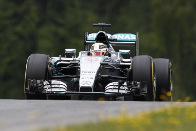 Sandbagging Mercedes drivers to start 1-2 in Austria