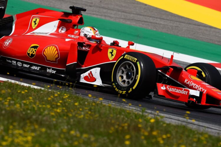 F1: Vettel tops Practice 2 in Austria