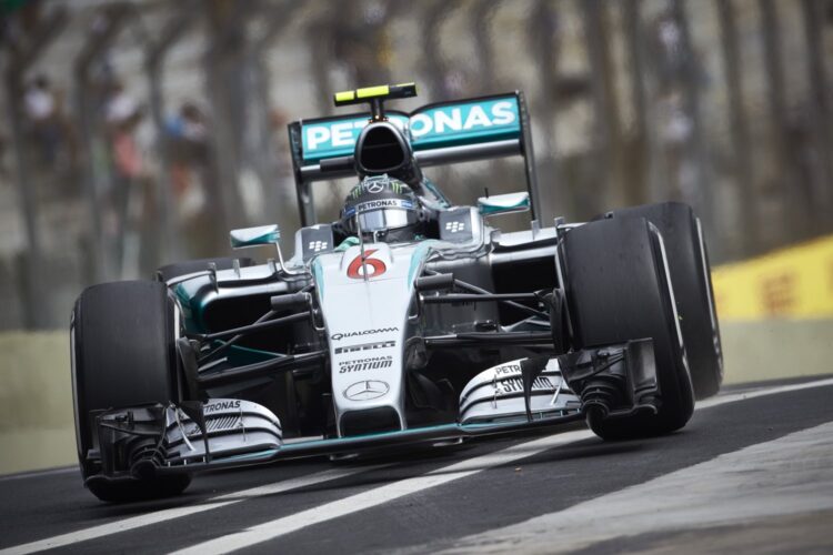 Brazil GP: Rosberg takes fifth straight pole