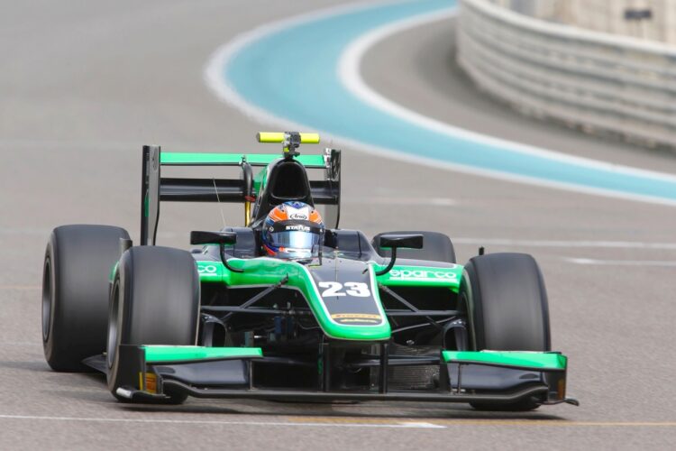 Richie Stanaway quickest on final GP2 test day at Yas Marina