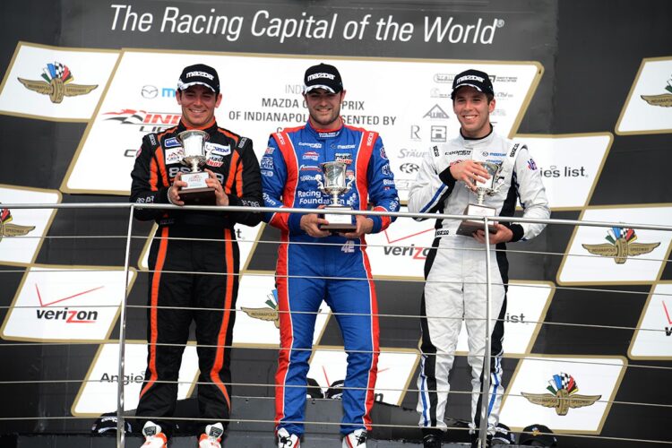 Game-On in Indy Lights as Harvey Wins his First of the Year