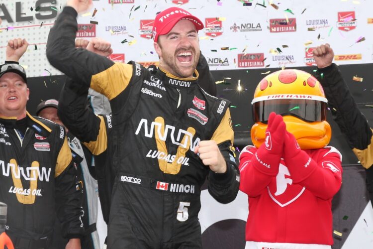 Hinchcliffe’s gamble pays off in win at NOLA