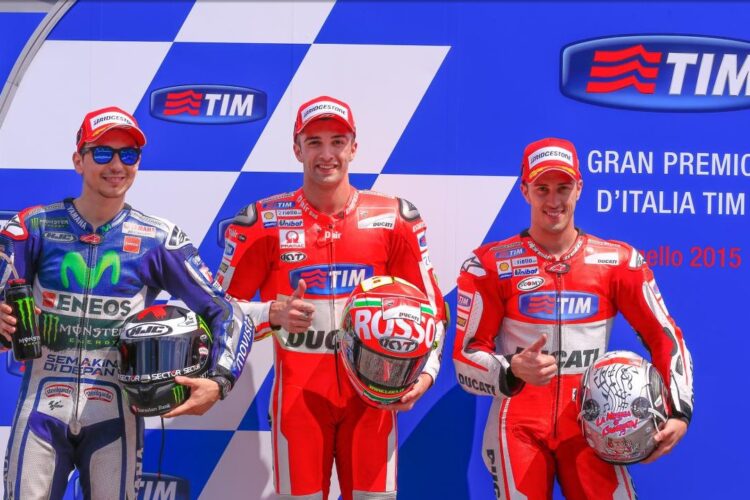 Iannone takes popular pole for Ducati