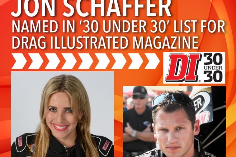 John Force Racing’s Brittany Force, Jon Schaffer Included In Drag Illustrated’s 30 Under 30