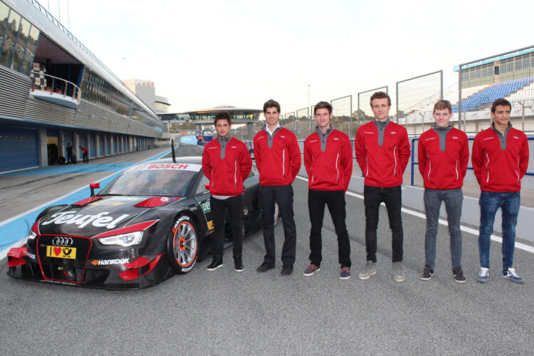 Youngsters impressed by Audi RS 5 DTM