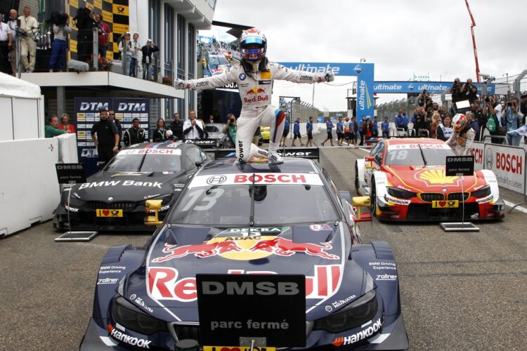 Antonio Felix da Costa takes his maiden DTM victory