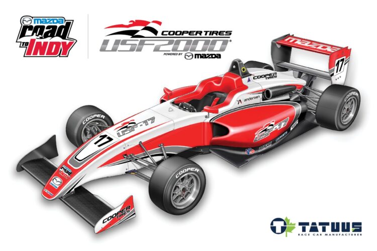 Andersen Promotions Unveils New USF2000 Car Renderings