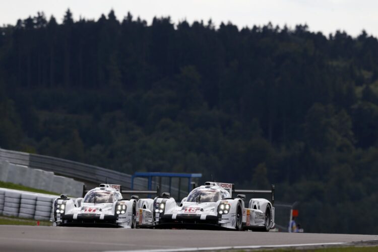 Both Porsche 919 Hybrids on front row at Nurburgring