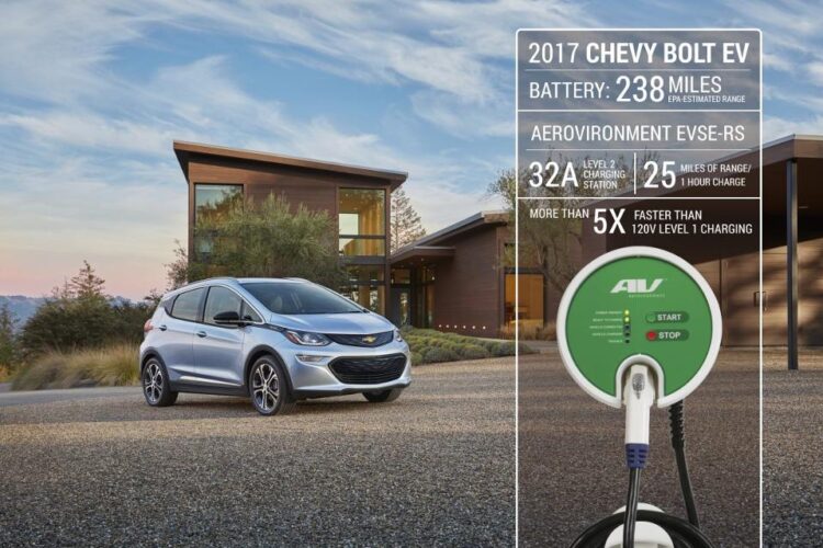 Chevy Bolt gets 32-Amp Home Charger Accessory