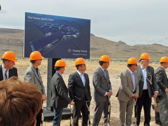 Faraday Future officially breaks ground on its $1 billion factory