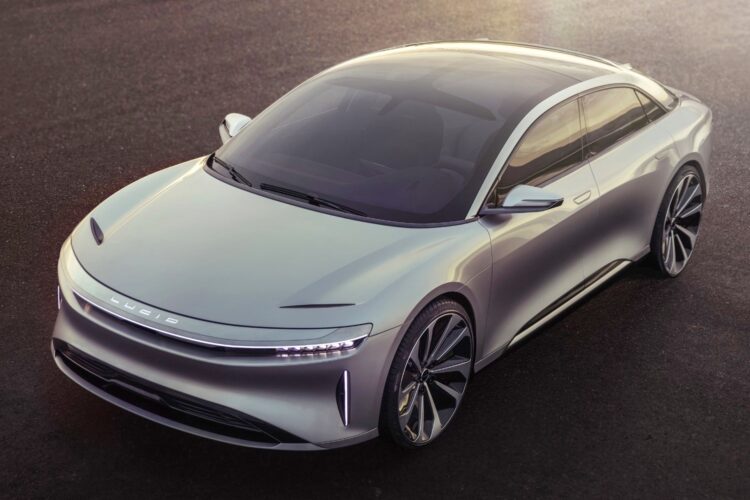 Lucid Motors unveils the Air, a new luxury electric car with a 400-mile range