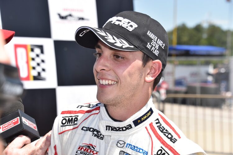 Urrutia wins Legacy Indy Lights 100 Race 2