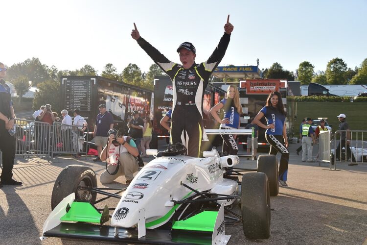 Thompson Doubles Up in USF2000 Thriller