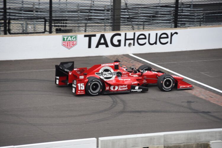 Rahal leads morning warm-up