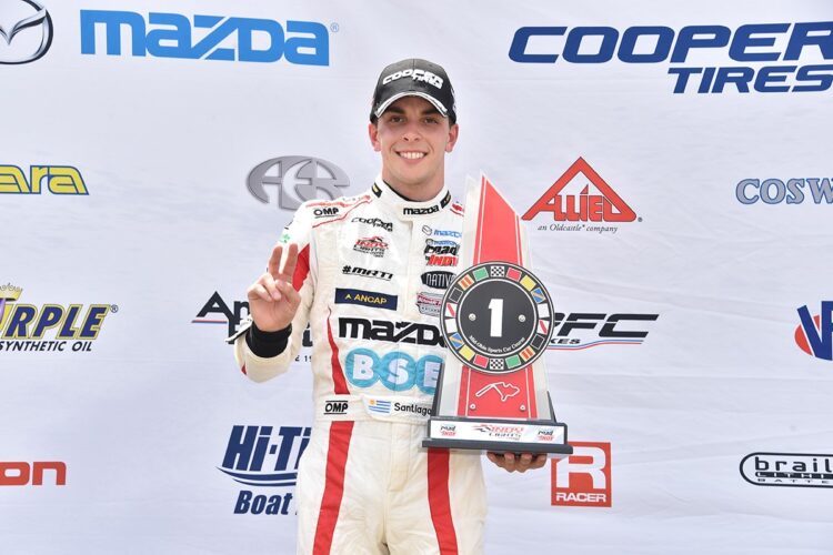 Double Win for Urrutia Vaults Him into Indy Lights Points Lead