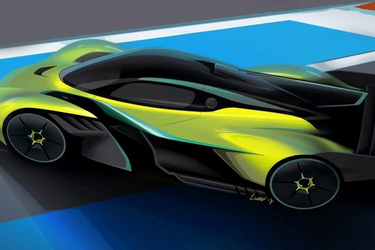 Newey pens the V-12 Valkyrie Pro for Aston Martin