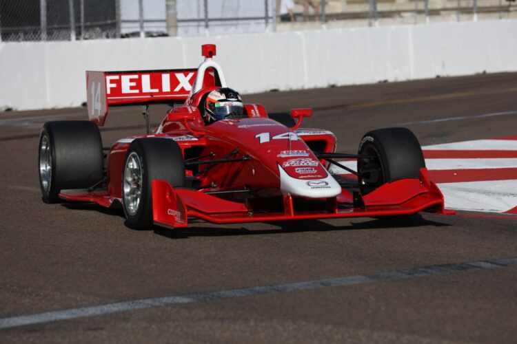 Rosenqvist puts on a clinic in St. Pete