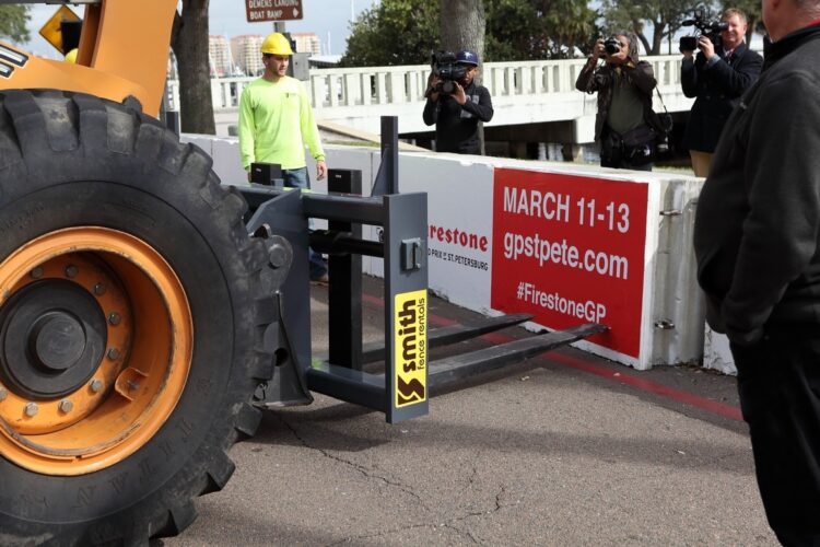 St. Pete GP track construction begins