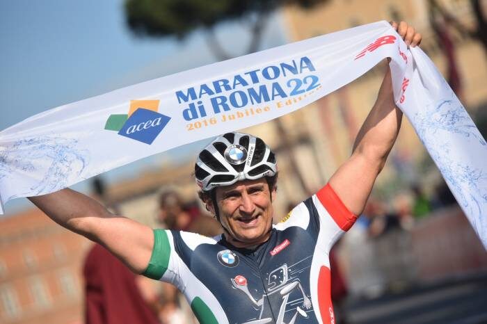 Zanardi is getting ready to tackle two long distance triathlons in 2017