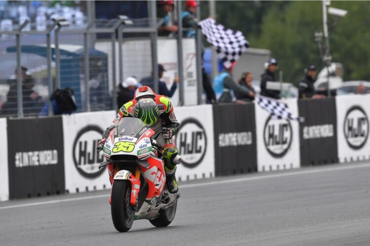 Crutchlow charges through to make history