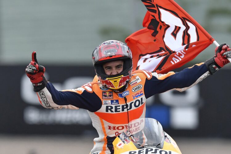 Marquez wins big in Germany