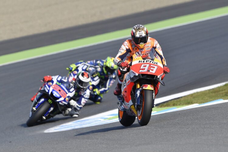 Marc Marquez wins race and 2016 MotoGP title