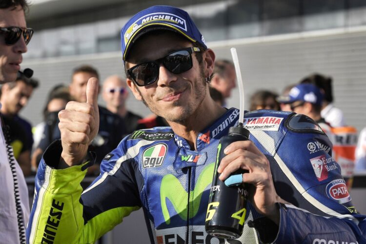 Rossi nips Marquez for pole at Motegi