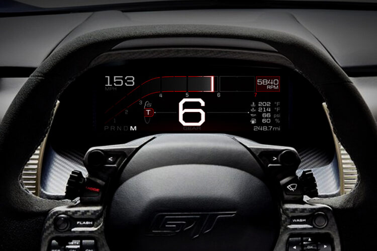 All-New Ford GT Has The Dashboard Of The Future