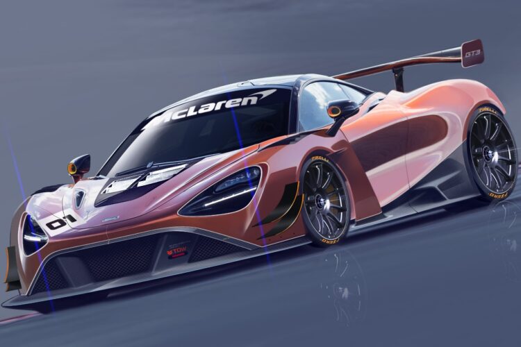 New McLaren 720S GT3 race car to begin testing in 2018