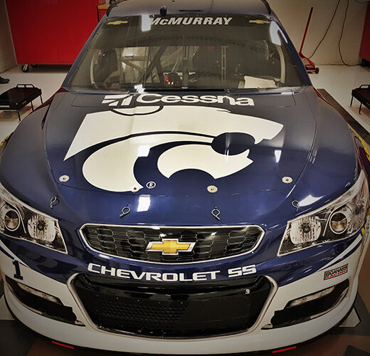 Kansas State University logo on the #1