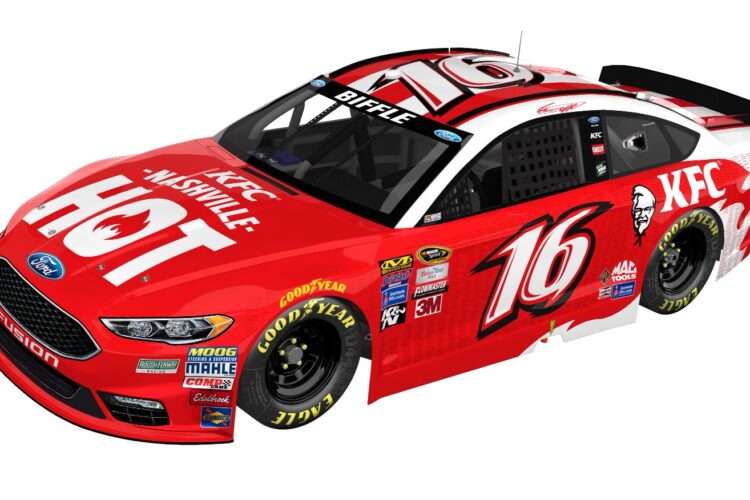 Roush Fenway Racing Signs KFC As Primary Sponsor Of No. 16 Ford