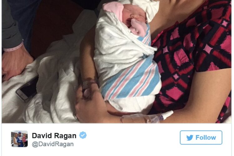 David Ragan, wife welcome baby girl