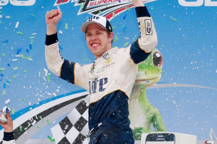 Brad Keselowski Survives To Win At Talladega