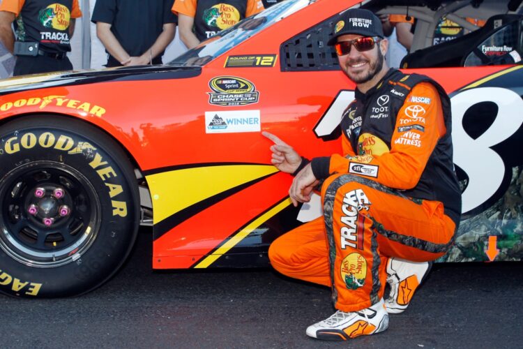 Truex Jr. talks about the engine failure at Talladega