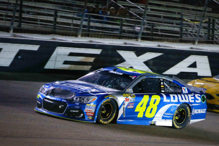 Low downforce NASCAR package gets first night race test