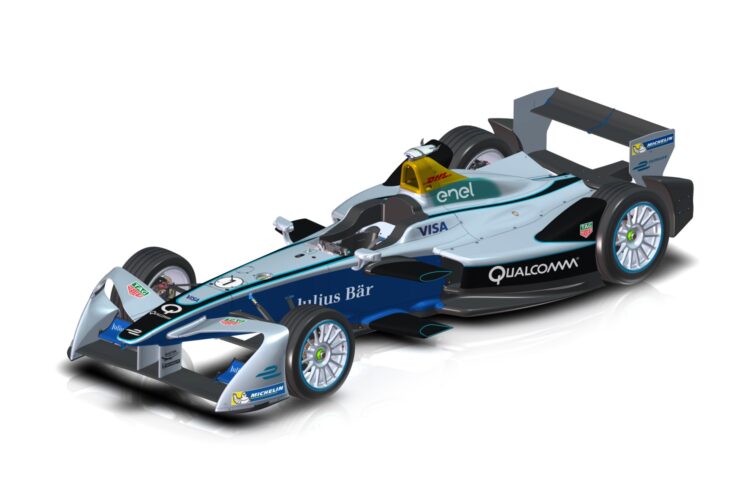 Bold new look for Formula E car