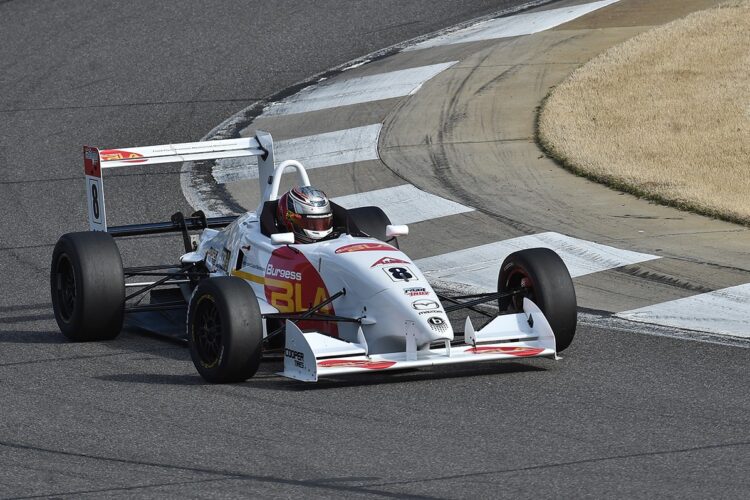 Martin Fastest as USF2000 Teams Complete Two-Day Spring Training