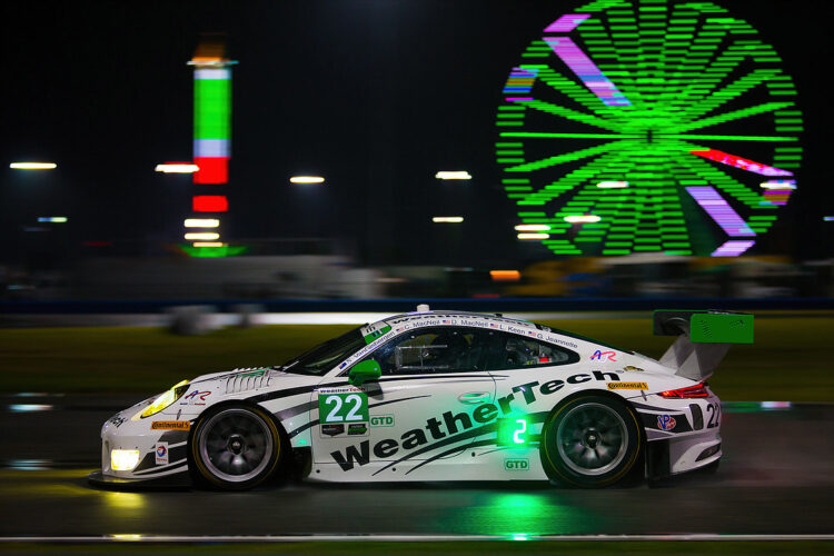 No. 22 WeatherTech Porsche exits IMSA GTD