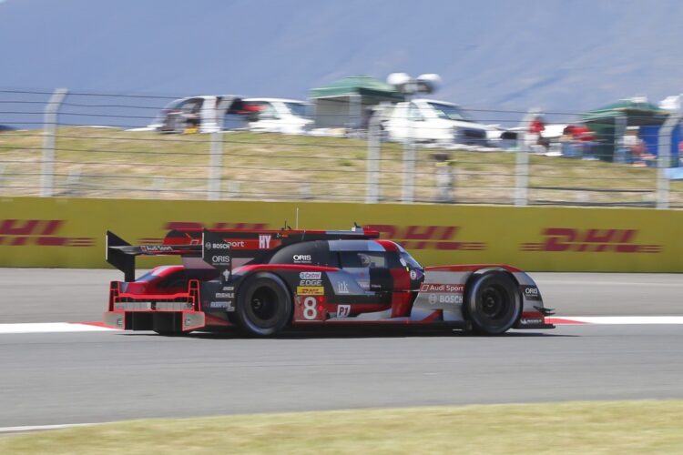 Audi nips Porsche for pole at Fuji