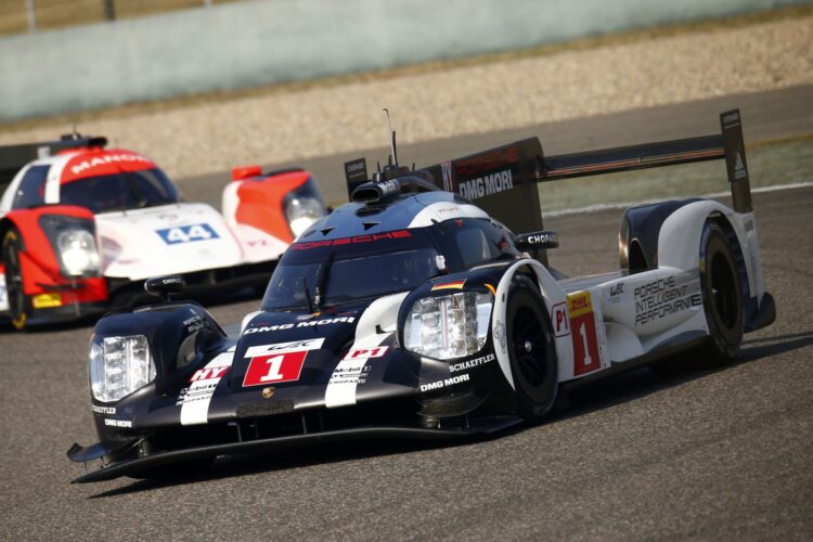 Starting numbers 1 and 2 for the Porsche 919 Hybrid in Le Mans and in the FIA WEC