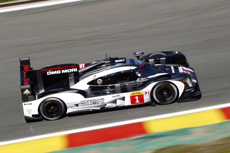 Porsches 1-2 in final Spa practice