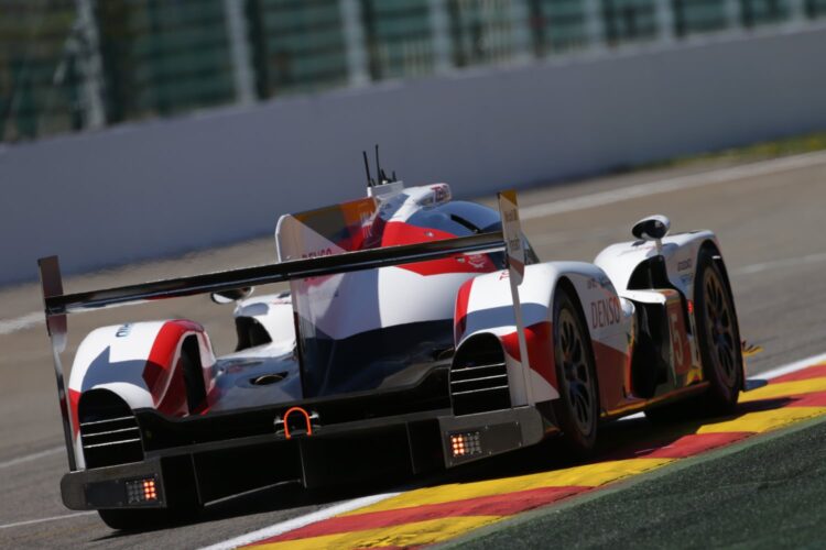 Toyota tops 2nd practice at Spa