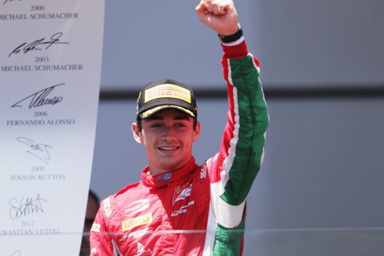 Up close with Charles Leclerc