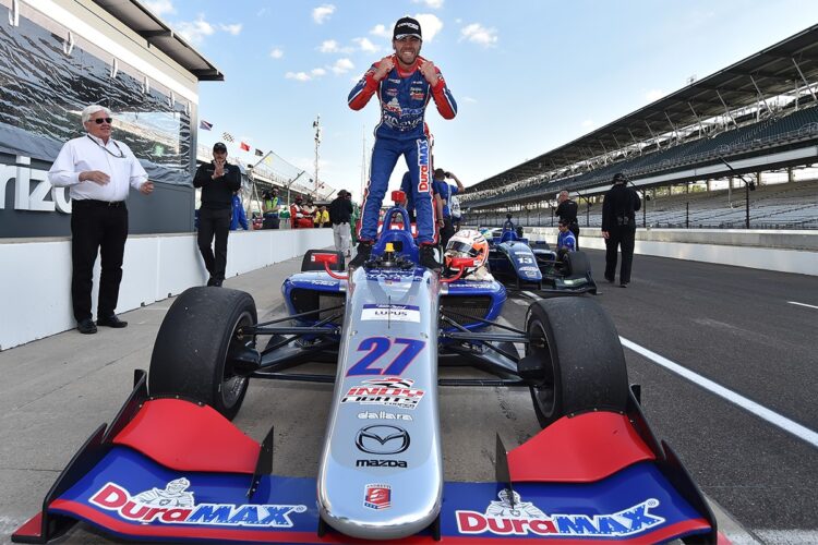 Jamin Wins for Andretti at Indianapolis to Tighten Indy Lights Points Chase