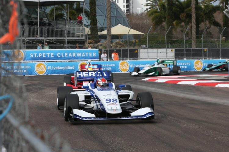 Herta Tops Indy Lights Entries at Barber