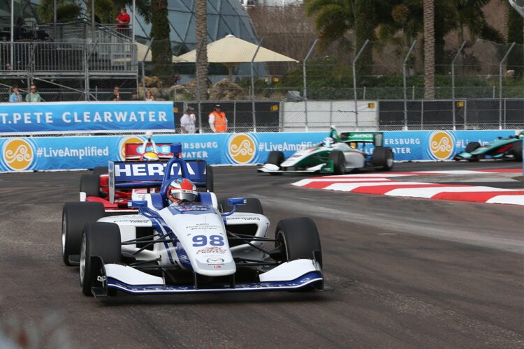 Herta Becomes Indy Lights Youngest Winner with AER’s Mazda MZR-R Power