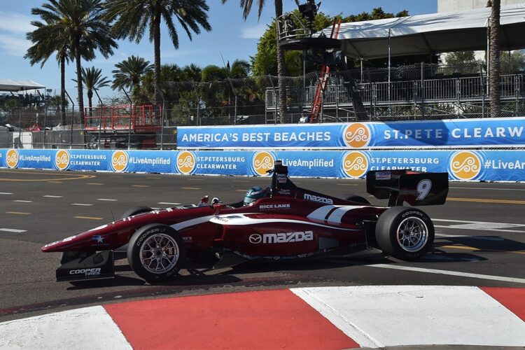 Indy Lights, Pro Mazda and USF2000 St. Pete qualifying