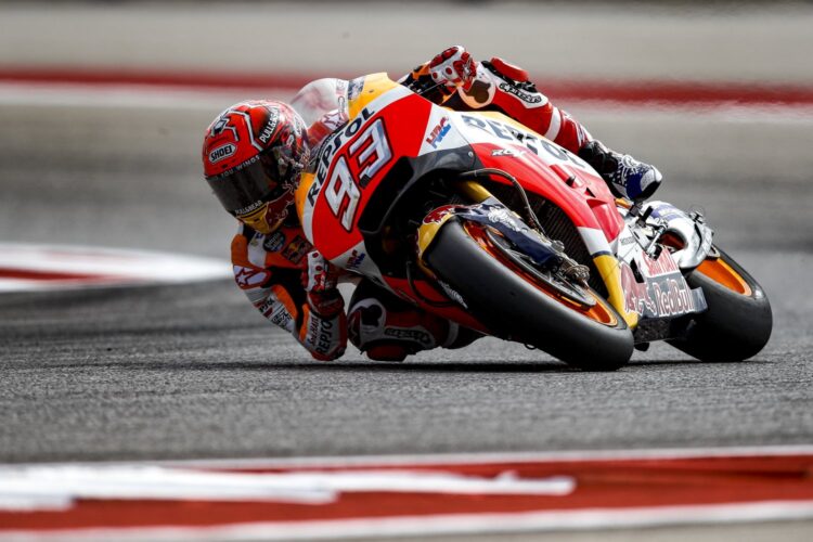 Marquez’s fifth consecutive pole at Austin