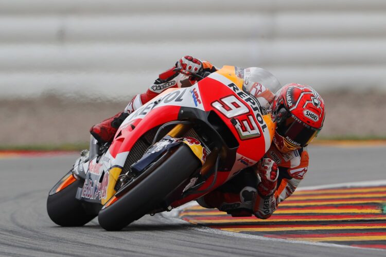 Marquez wins 8th straight at the Sachsenring